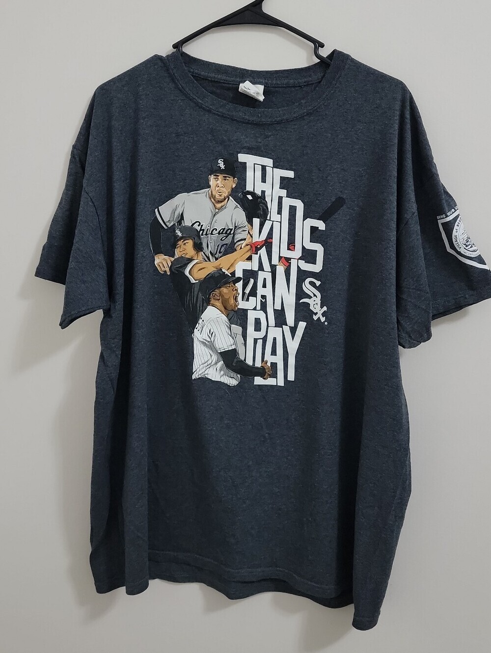Vintage Chicago White Sox The Kids Can Play MLB Baseball Camp Shirt Size XL